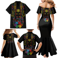 Philippines Kadayawan Festival Family Matching Mermaid Dress and Hawaiian Shirt Polynesian Tribal Art Barong Style LT03 - Polynesian Pride