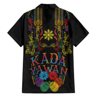 Philippines Kadayawan Festival Family Matching Off The Shoulder Long Sleeve Dress and Hawaiian Shirt Polynesian Tribal Art Barong Style LT03 - Polynesian Pride
