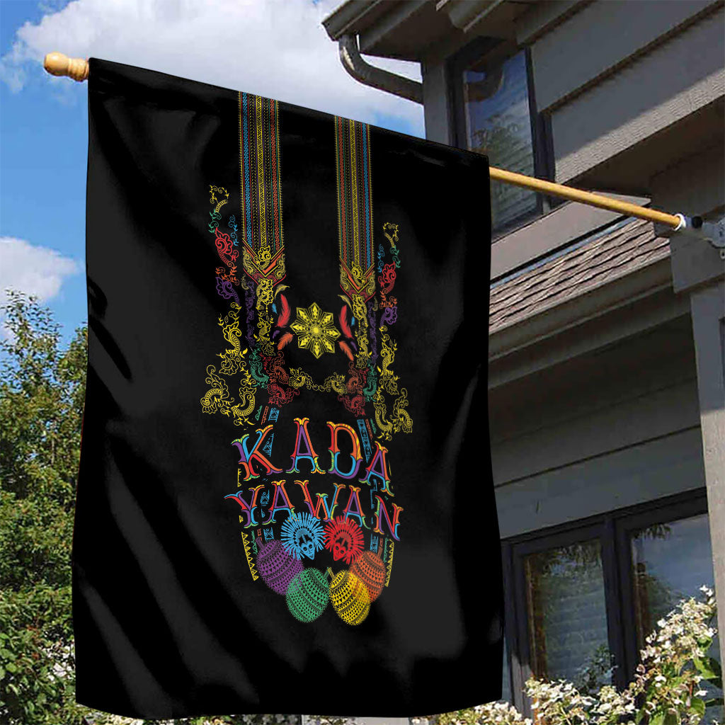 Philippines Kadayawan Festival Garden Flag Polynesian Tribal Art Barong Style