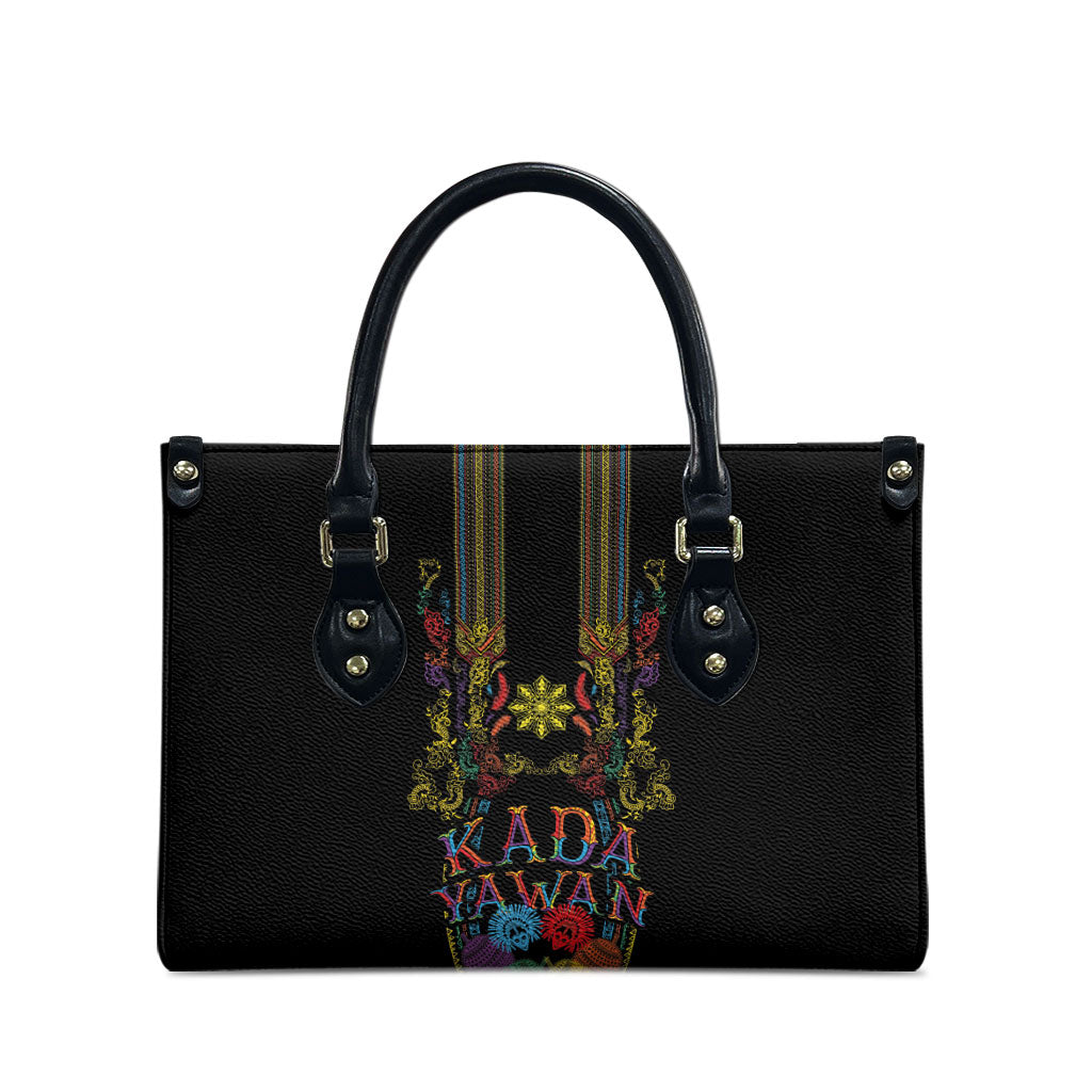 Philippines Kadayawan Festival Leather Bag Polynesian Tribal Art Barong Style