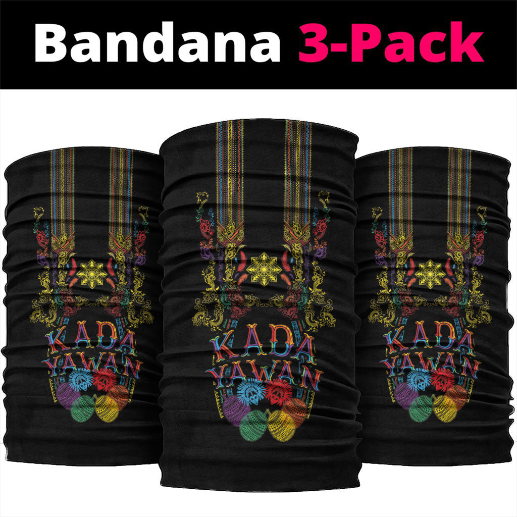 Philippines Kadayawan Festival Neck Gaiter Polynesian Tribal Art Barong Style