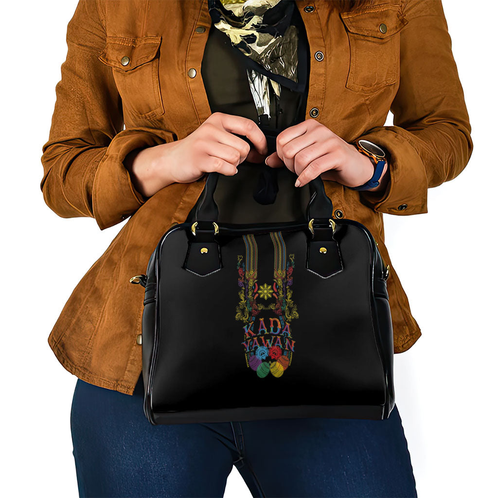 Philippines Kadayawan Festival Shoulder Handbag Polynesian Tribal Art Barong Style