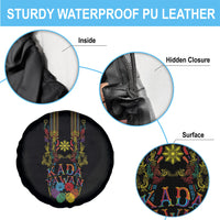 Philippines Kadayawan Festival Spare Tire Cover Polynesian Tribal Art Barong Style