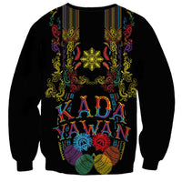Philippines Kadayawan Festival Sweatshirt Polynesian Tribal Art Barong Style