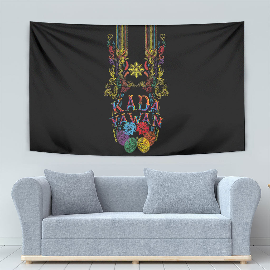 Philippines Kadayawan Festival Tapestry Polynesian Tribal Art Barong Style