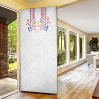 Philippines Barong Style Door Cover Polynesian Kakau Art Tattoos with Tribal Filipino Sun LT03 - Polynesian Pride