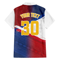 Philippines Basketball Custom Hawaiian Shirt Pilipinas Tribal Pattern