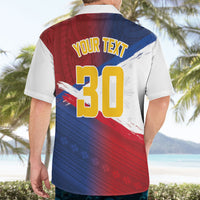 Philippines Basketball Custom Hawaiian Shirt Pilipinas Tribal Pattern