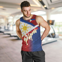 Philippines Basketball Custom Men Tank Top Pilipinas Tribal Pattern