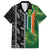 Custom Aotearoa South Africa Rugby Freedom Cup Hawaiian Shirt Maori Silver Fern Art and Sporty Flag SA - Polynesian Pride