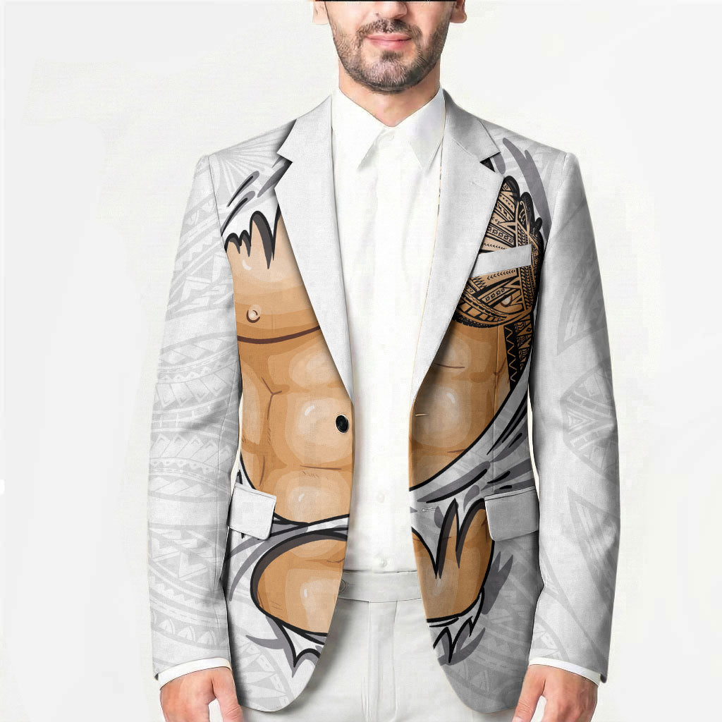 Samoan Tatau Blazer Tattoo Reveal Effect