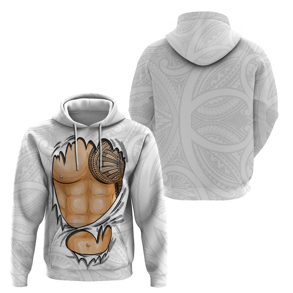 Samoan Tatau Hoodie Tattoo Reveal Effect