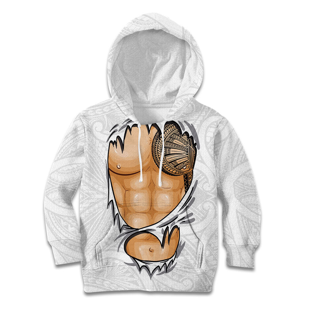 Samoan Tatau Kid Hoodie Tattoo Reveal Effect