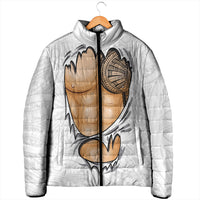 Samoan Tatau Padded Jacket Tattoo Reveal Effect