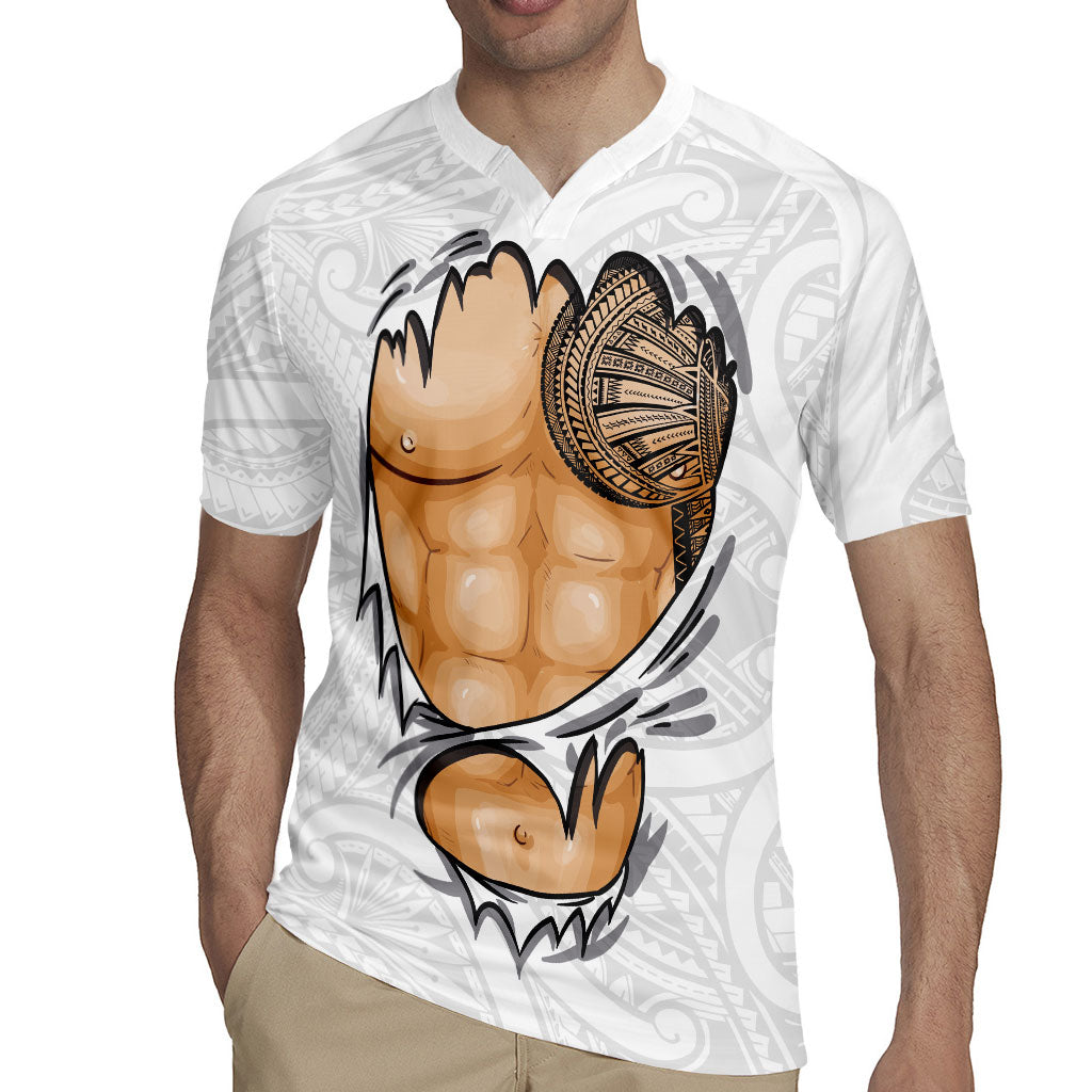 Samoan Tatau Rugby Jersey Tattoo Reveal Effect