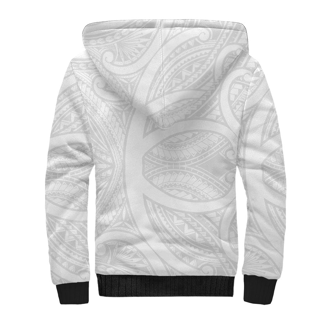 Samoan Tatau Sherpa Hoodie Tattoo Reveal Effect