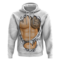 Samoan Tatau Zip Hoodie Tattoo Reveal Effect