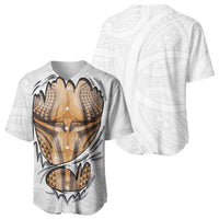 Hawaiian Kakau Baseball Jersey Aquaman Tattoo Reveal Effect