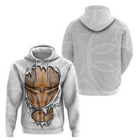 Hawaiian Kakau Hoodie Aquaman Tattoo Reveal Effect