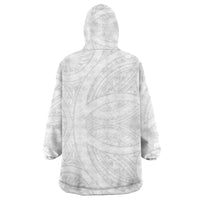 Hawaiian Kakau Wearable Blanket Hoodie Aquaman Tattoo Reveal Effect