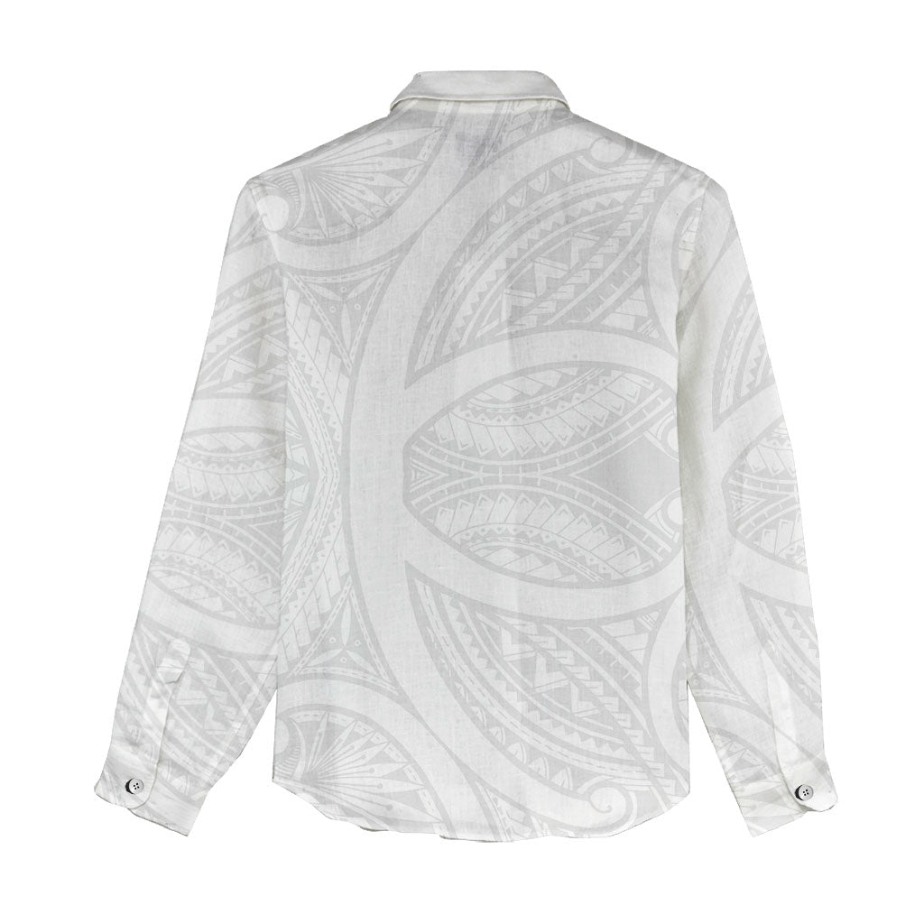 Hawaiian Kakau Women Casual Shirt Aquaman Tattoo Reveal Effect