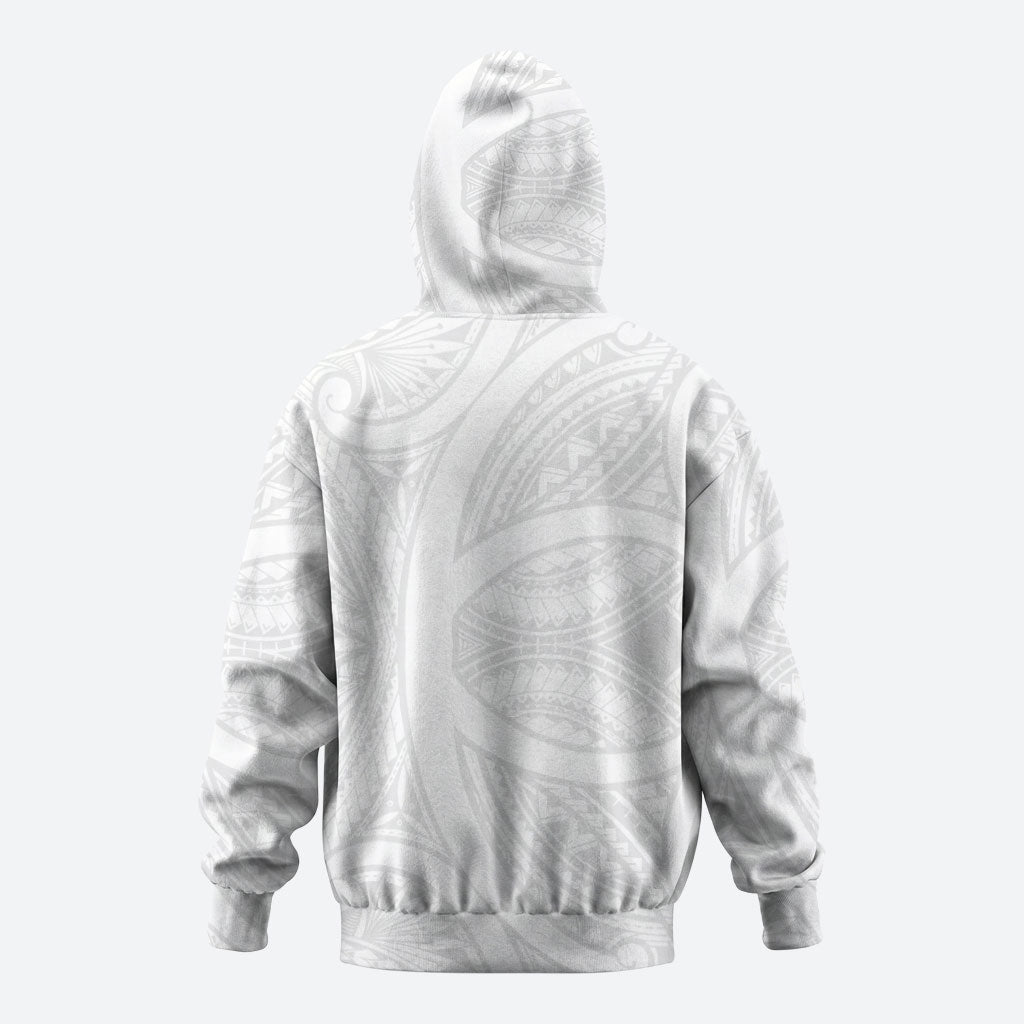 Hawaiian Kakau Zip Hoodie Aquaman Tattoo Reveal Effect