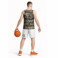 Pearl Harbor Remembrance Day Personalized Basketball Jersey Memories of December 7 with Red Poppy Lei - Polynesian Pride