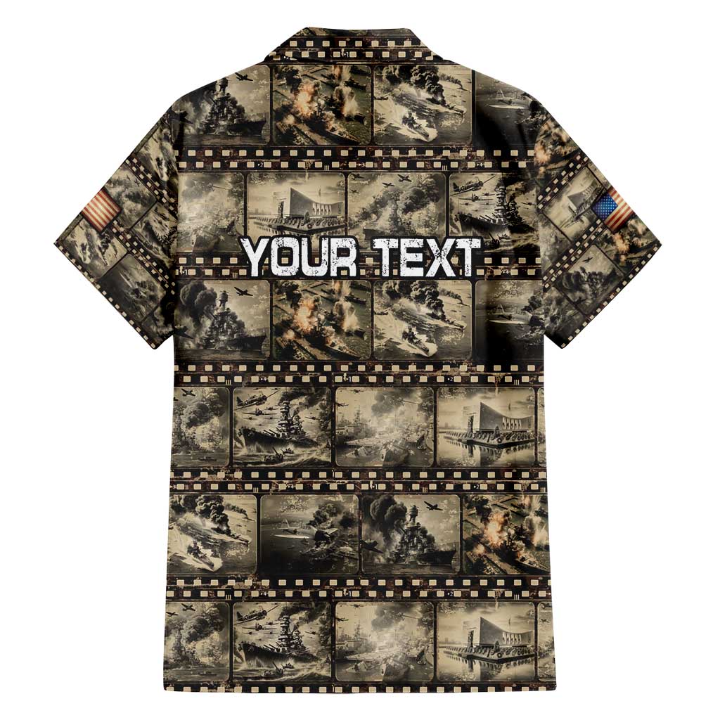 Pearl Harbor Remembrance Day Personalized Family Matching Long Sleeve Bodycon Dress and Hawaiian Shirt Memories of December 7 with Red Poppy Lei - Polynesian Pride