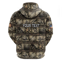 Pearl Harbor Remembrance Day Personalized Hoodie Memories of December 7 with Red Poppy Lei - Polynesian Pride