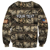 Pearl Harbor Remembrance Day Personalized Sweatshirt Memories of December 7 with Red Poppy Lei - Polynesian Pride