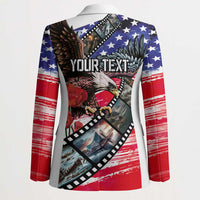 Pearl Harbor Remembrance Day Personalized Blazer Lest We Forget - The Bald Eagle Remembers LT03 - Polynesian Pride