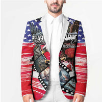 Pearl Harbor Remembrance Day Personalized Blazer Lest We Forget - The Bald Eagle Remembers LT03 - Polynesian Pride