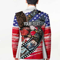 Pearl Harbor Remembrance Day Personalized Blazer Lest We Forget - The Bald Eagle Remembers LT03 - Polynesian Pride