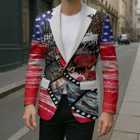 Pearl Harbor Remembrance Day Personalized Blazer Lest We Forget - The Bald Eagle Remembers LT03 - Polynesian Pride