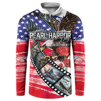 Pearl Harbor Remembrance Day Personalized Button Sweatshirt Lest We Forget - The Bald Eagle Remembers LT03 White - Polynesian Pride