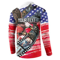 Pearl Harbor Remembrance Day Personalized Button Sweatshirt Lest We Forget - The Bald Eagle Remembers LT03 - Polynesian Pride