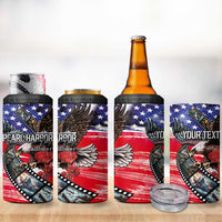 Pearl Harbor Remembrance Day Personalized 4 in 1 Can Cooler Tumbler Lest We Forget - The Bald Eagle Remembers - Polynesian Pride