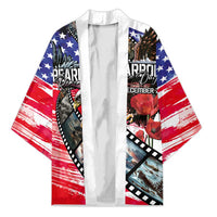 Pearl Harbor Remembrance Day Personalized Kimono Lest We Forget - The Bald Eagle Remembers LT03 Unisex White - Polynesian Pride