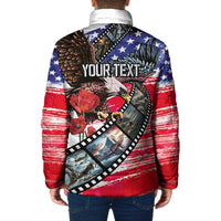 Pearl Harbor Remembrance Day Personalized Padded Jacket Lest We Forget - The Bald Eagle Remembers LT03 - Polynesian Pride