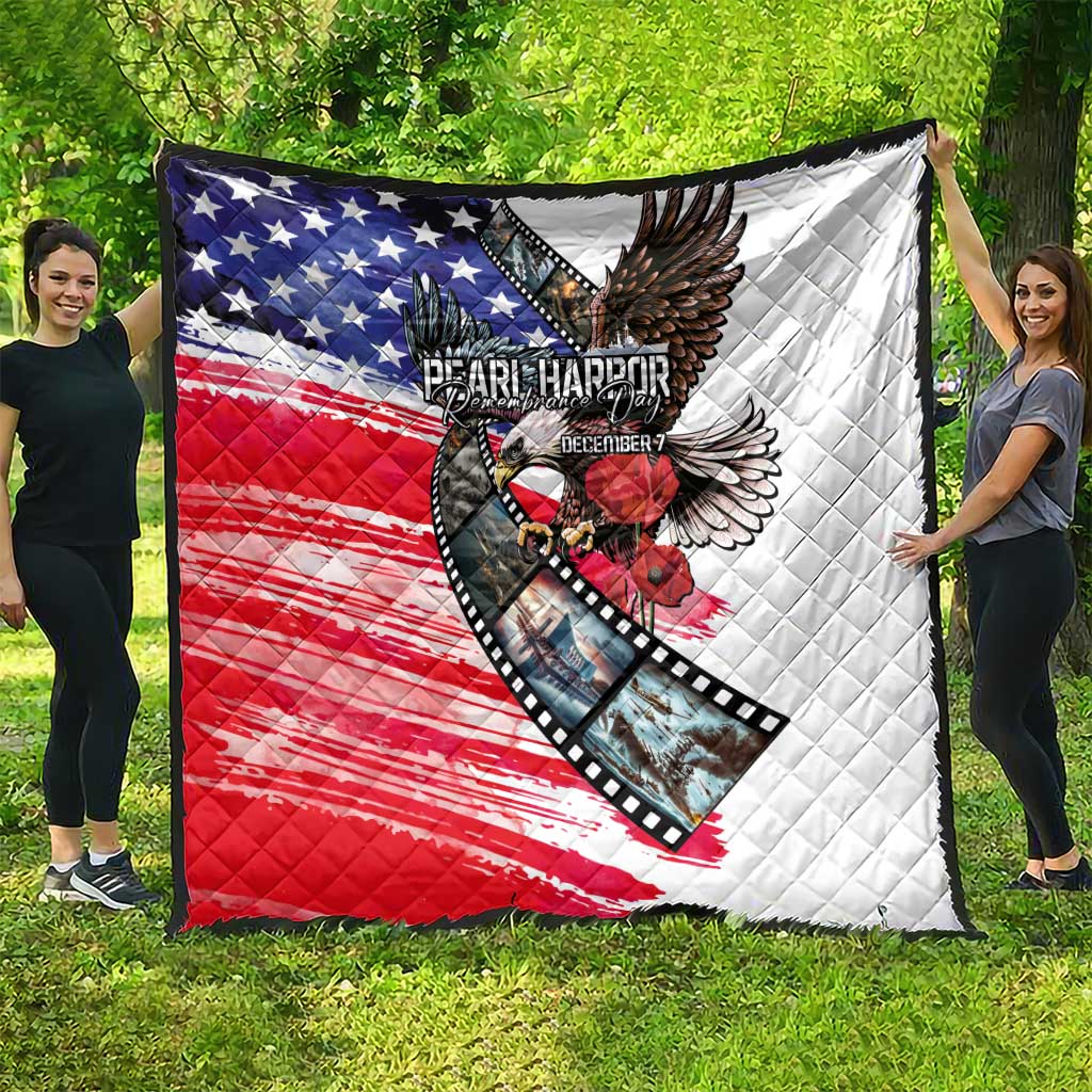 Pearl Harbor Remembrance Day Quilt Lest We Forget - The Bald Eagle Remembers LT03 - Polynesian Pride