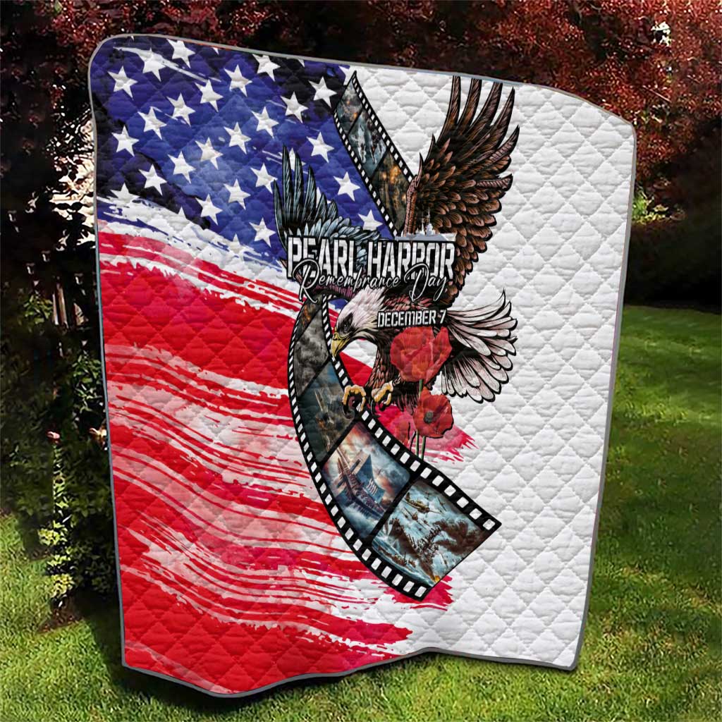 Pearl Harbor Remembrance Day Quilt Lest We Forget - The Bald Eagle Remembers LT03 - Polynesian Pride