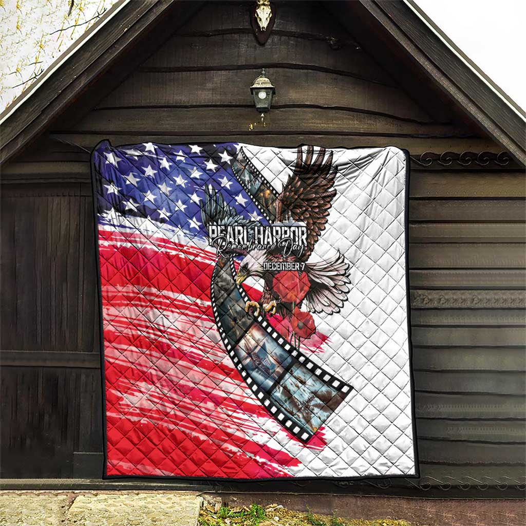 Pearl Harbor Remembrance Day Quilt Lest We Forget - The Bald Eagle Remembers LT03 - Polynesian Pride