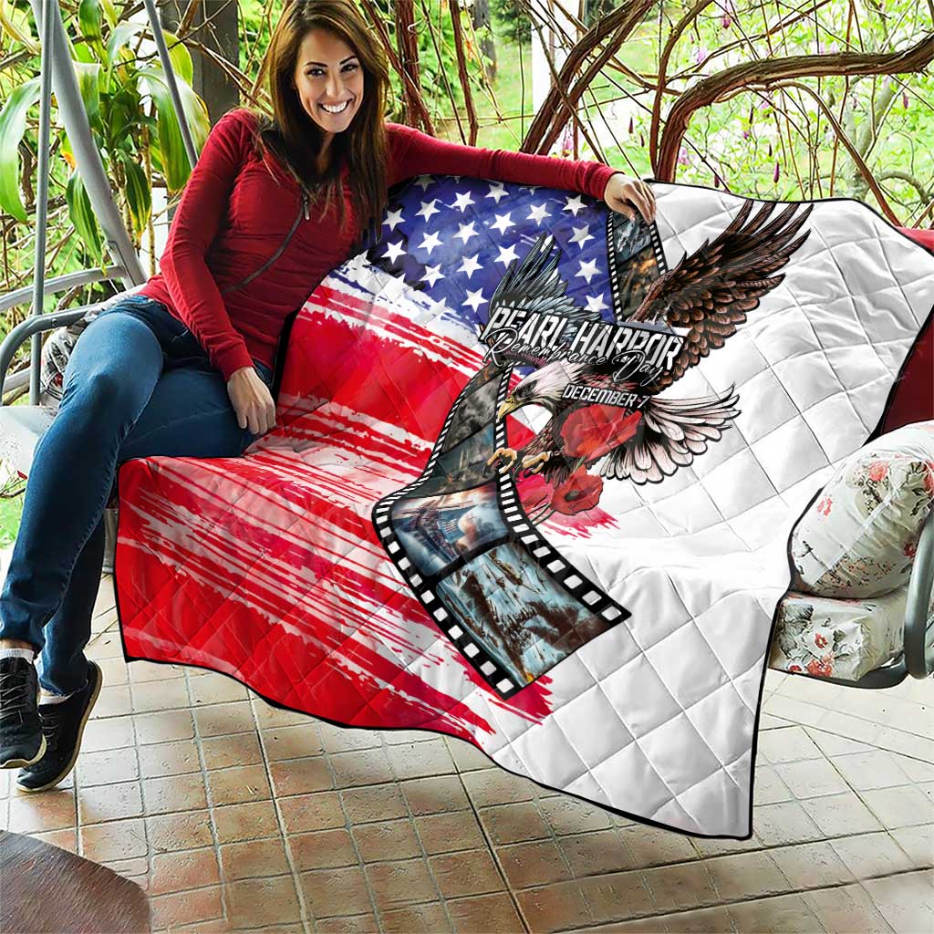 Pearl Harbor Remembrance Day Quilt Lest We Forget - The Bald Eagle Remembers LT03 - Polynesian Pride
