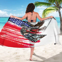 Pearl Harbor Remembrance Day Sarong Lest We Forget - The Bald Eagle Remembers LT03 - Polynesian Pride