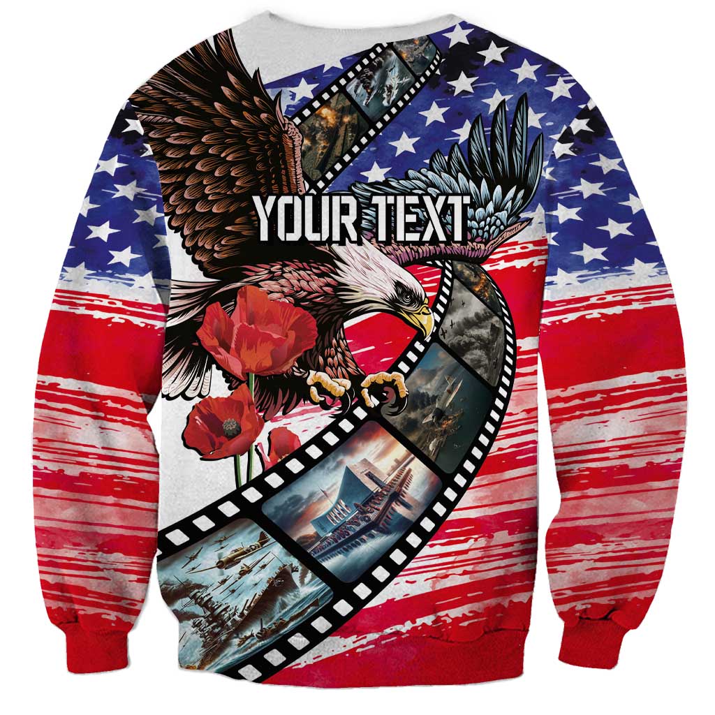 Pearl Harbor Remembrance Day Personalized Sweatshirt Lest We Forget - The Bald Eagle Remembers LT03 - Polynesian Pride