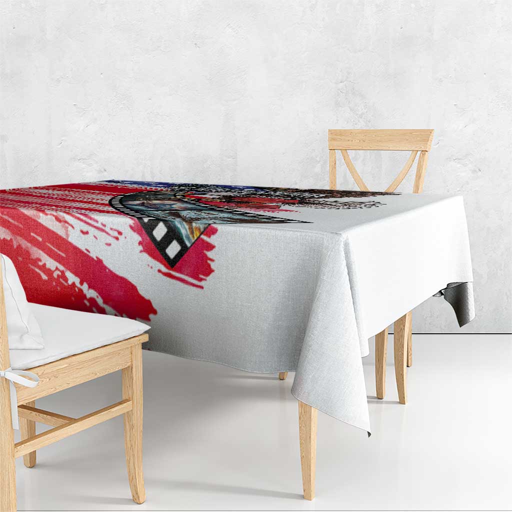 Pearl Harbor Remembrance Day Tablecloth Lest We Forget - The Bald Eagle Remembers LT03 - Polynesian Pride