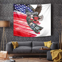 Pearl Harbor Remembrance Day Tapestry Lest We Forget - The Bald Eagle Remembers LT03 White - Polynesian Pride