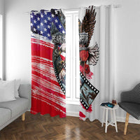 Pearl Harbor Remembrance Day Window Curtain Lest We Forget - The Bald Eagle Remembers LT03 With Grommets White - Polynesian Pride