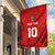 Custom Mate Ma'a Tonga Rugby Garden Flag Ngatu Tribal Motifs Sporty Style - Polynesian Pride