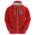 Custom Mate Ma'a Tonga Rugby Hoodie Ngatu Tribal Motifs Sporty Style - Polynesian Pride